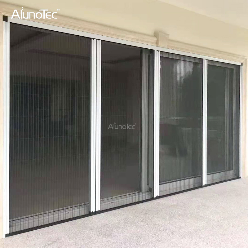 Fabrikpreis Maßgeschneiderte faltbare, spurlose, verschiebbare Aluminium-Fensterläden für den Pavillon