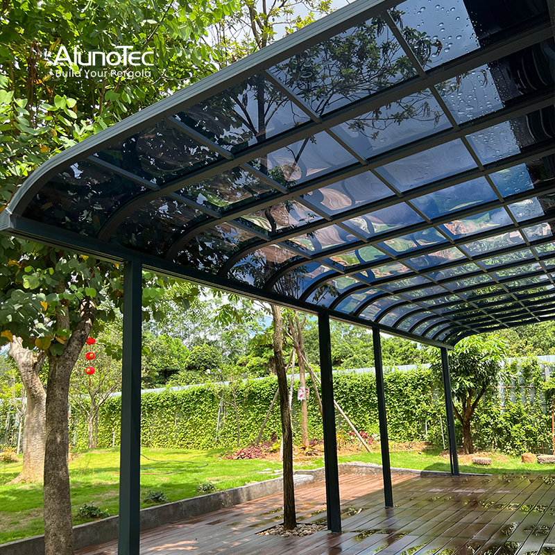 Neupreis Balkon Regenschutz Markise DIY Aluminium Vordach für Dachschuppen