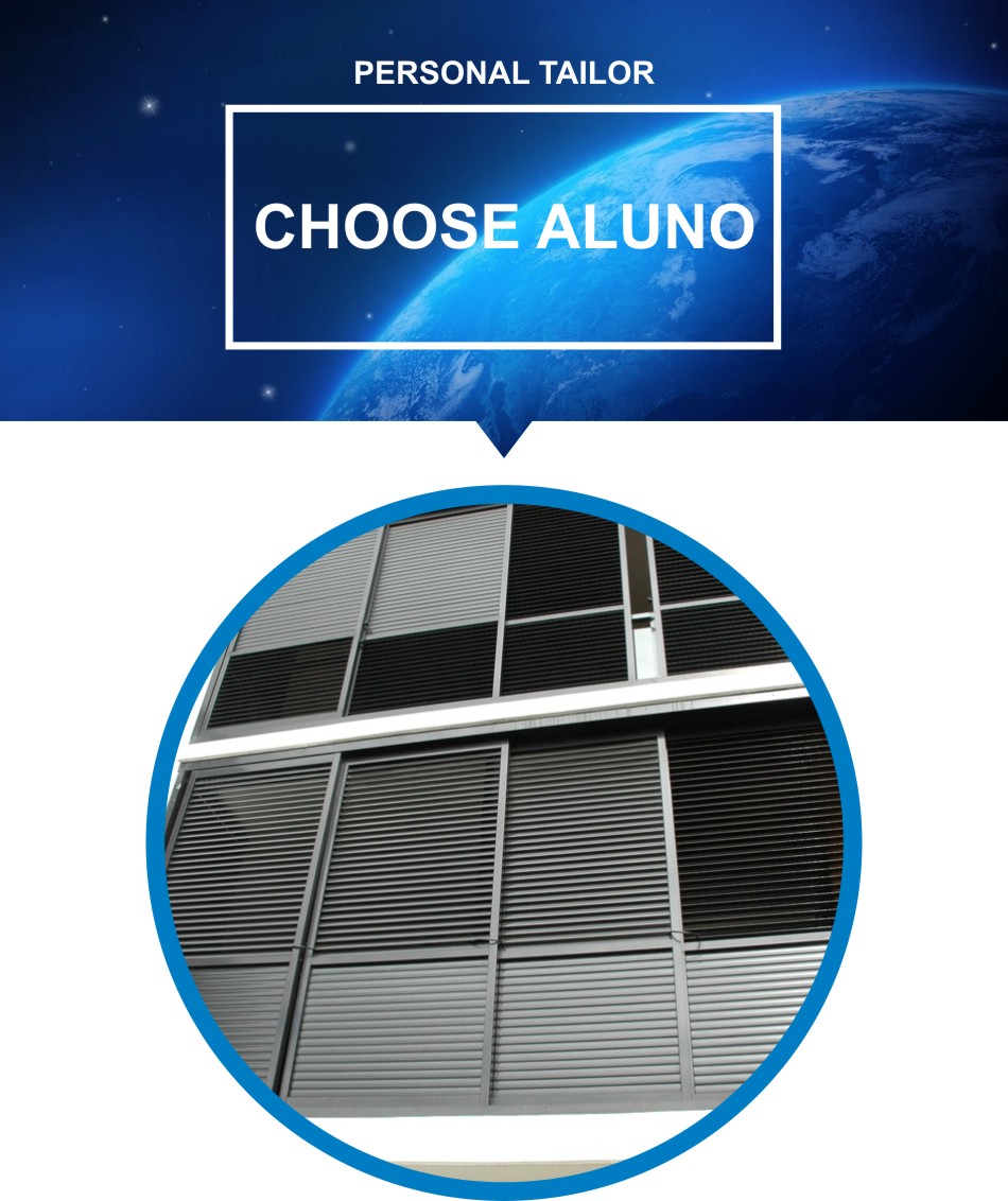 Bi-Faltbare Aluminium-Lamellenläden für den Außenbereich