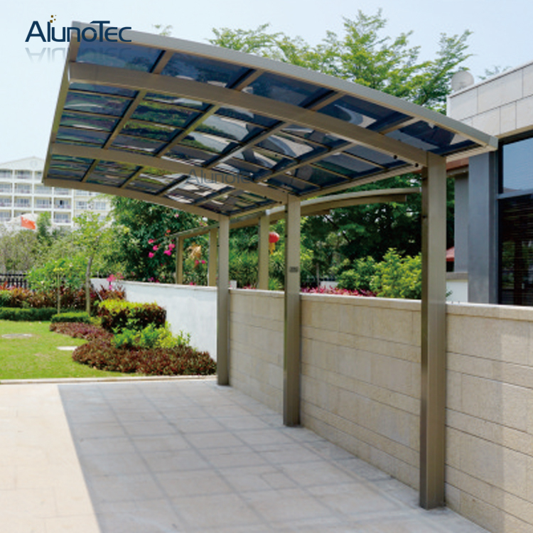 Wasserdichte Carport-Sonnenschutzabdeckung aus Aluminium für den Außenbereich 