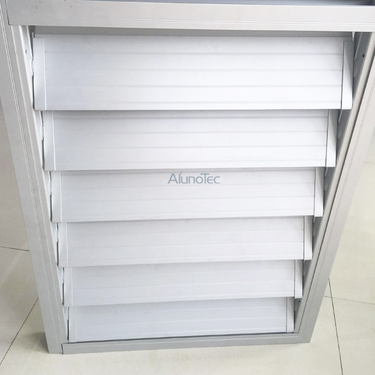 Luftstrom-Aluminium-Lamellenfenster für Badezimmer