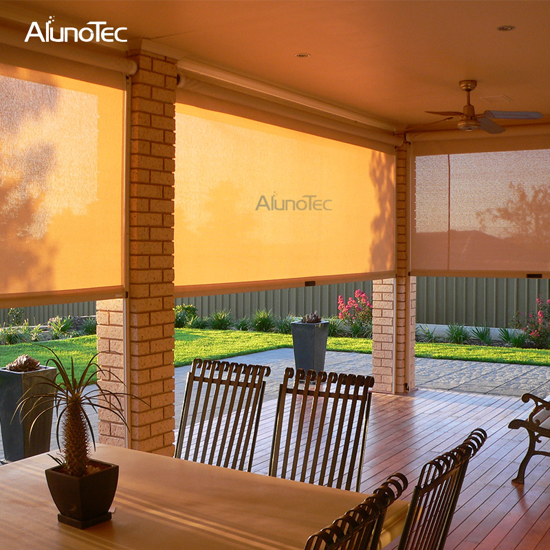Außendach-Sonnenschutz, Pergola, elektrischer Balkon-Seitenvorhang mit Motor