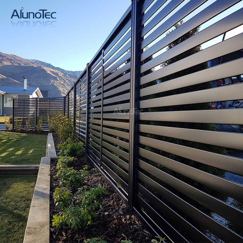 Garten-Horizontalzaunplatten-Profil-Aluminiumlattenzaun