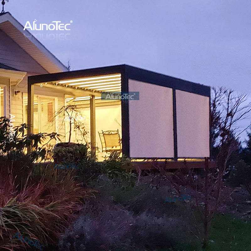 Pergolux Motorisierter, freistehender, modularer, bioklimatischer Pergola-Pavillon für ein neues Zuhause