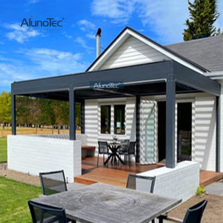 AlunoTec 3x3 4x4 Größe Terrasse Außeninstallation Strukturen Pergola Ideen Lamellendach Preis für Angebot