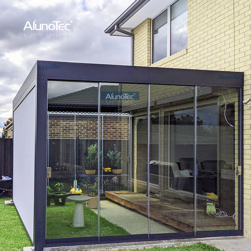 AlunoTec 3x3 4x4 Größe Terrasse Außeninstallation Strukturen Pergola Ideen Lamellendach Preis für Angebot