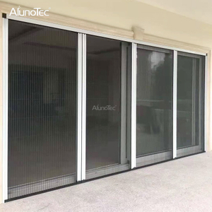Fabrikpreis Kundenspezifische faltbare, spurlose, verschiebbare Aluminium-Fensterläden für den Pavillon