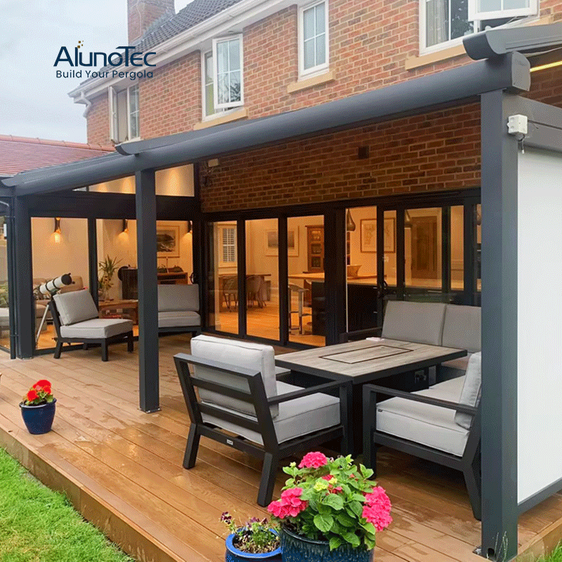 AlunoTec verwandelt Ihre Terrasse, Ihren Garten oder Ihren Außenbereich mit einer versenkbaren Pergola-Schattenlösung für den Sommer