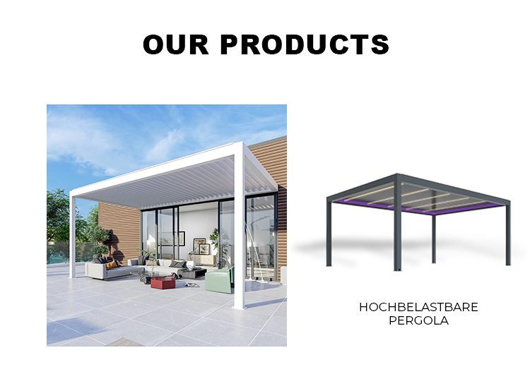 Hochbelastbare Pergola