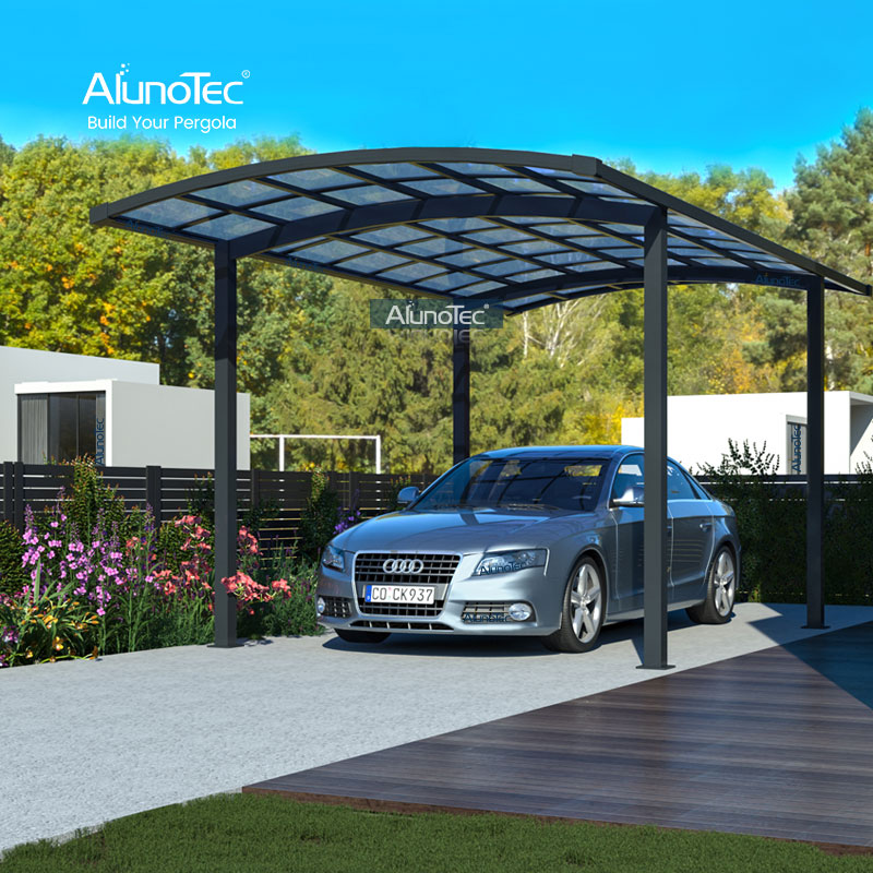 AlunoTec Patio Maßgeschneiderte freistehende freitragende Metall-Überdachungs-Garagen-Carport-Bausätze zum Verkauf