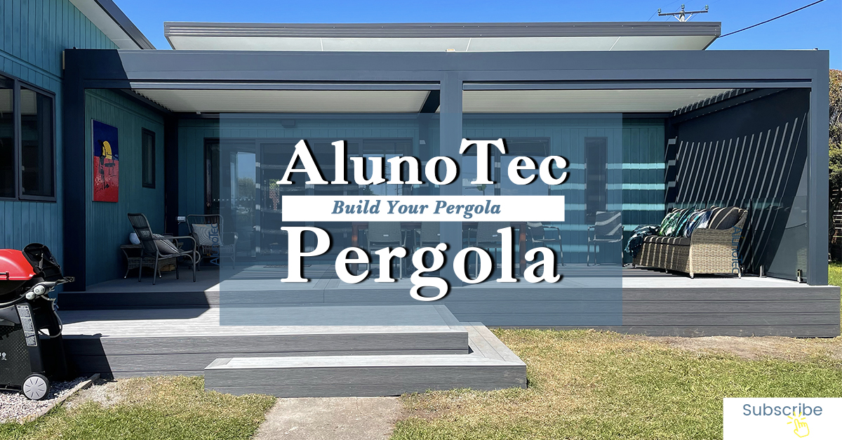 Um den besten Wohnraum im Freien zu haben, entscheiden Sie sich für die Alunotec-Pergola